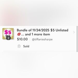 $10 @tiffaniesharpe Purchase During 11/24/2025 Live